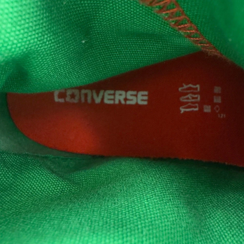 Converse Chuck Taylor All Star Junior 4.5 Red Green Gingerbread Christmas Hi Top